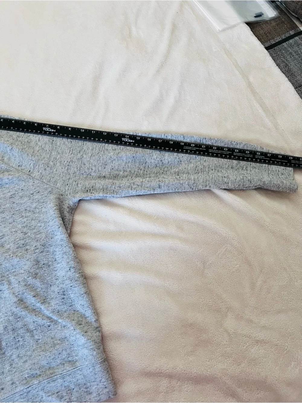 Banana Republic Gray Waffle Crewneck Sweatshirt Pullover Long Sleeve Size Large